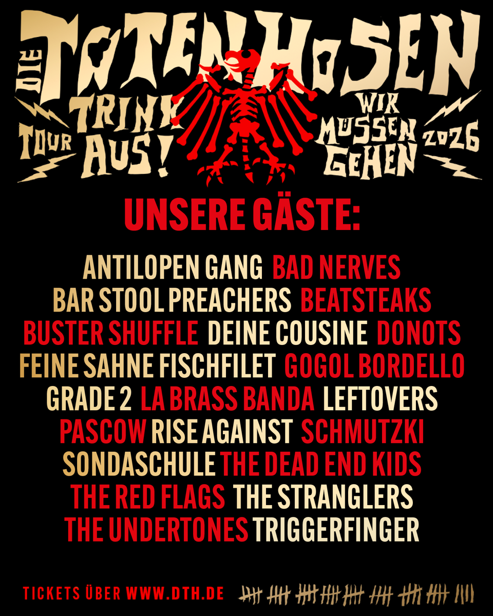BUSTER SHUFFLE SUPPORTING DIE TOTEN HOSEN!