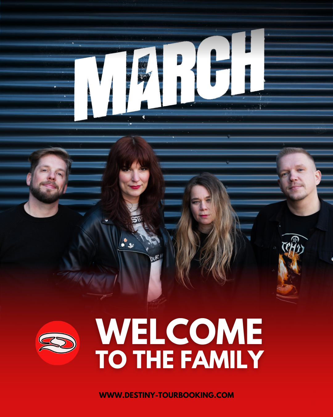 WELCOME TO THE FAMILY, MARCH 💥