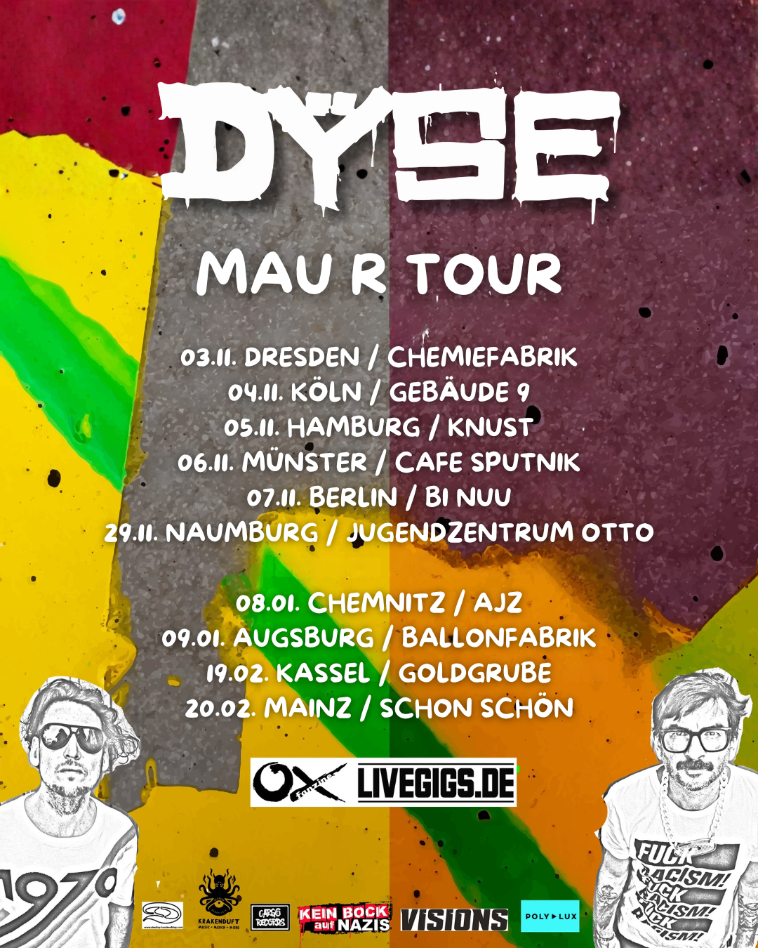 DŸSE - NOCH MEHR KONZERTE - MAU R TOUR 25/26
