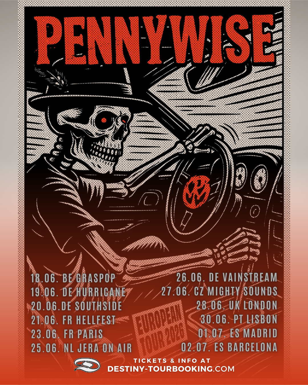 PENNYWISE FESTIVAL SUMMER 2026